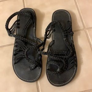 Black sandals